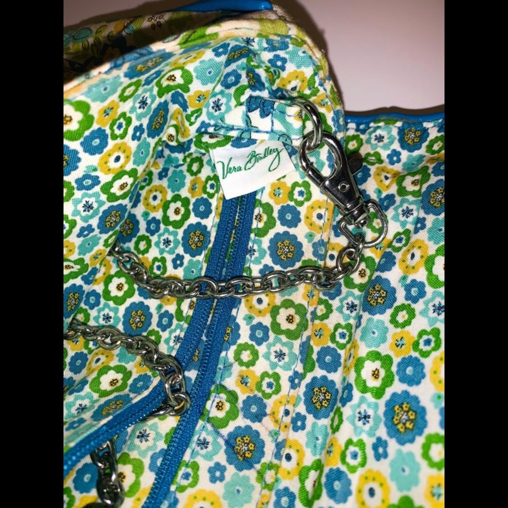 Vera Bradley Small Floral Clutch w/ Chain Strap - Picture 6 of 8